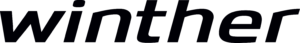 Winther logo, sort